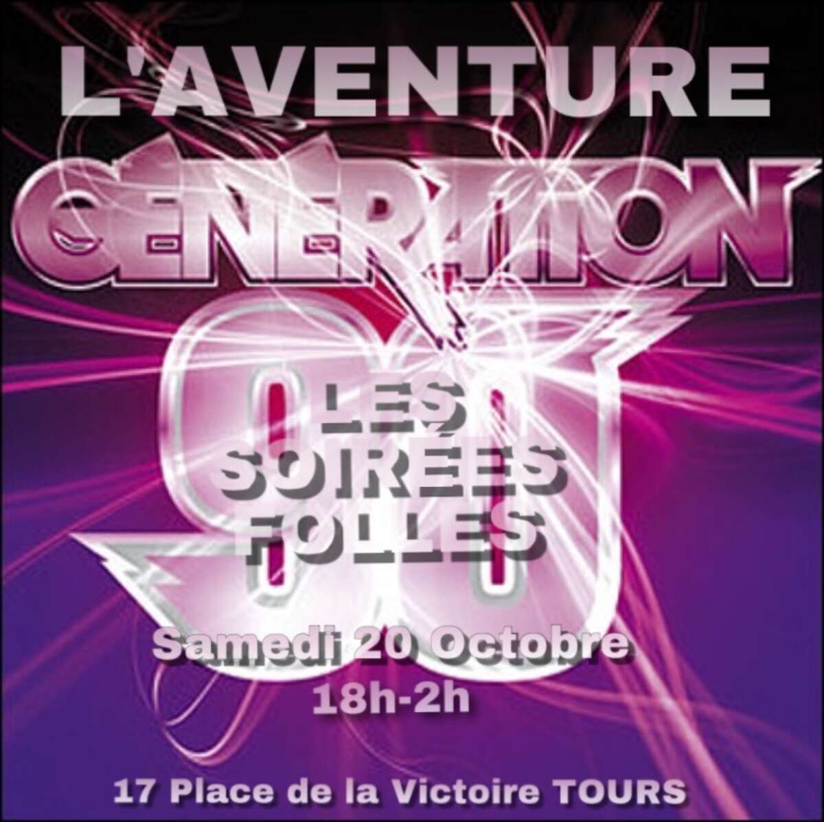 Photo de l'événement Les soirées folles #édition90's à L'AVENTURE