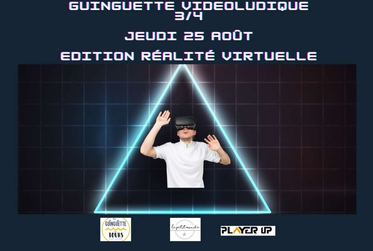 Illustration Guinguette vidéoludique 3/4 - Réalité Virtuelle