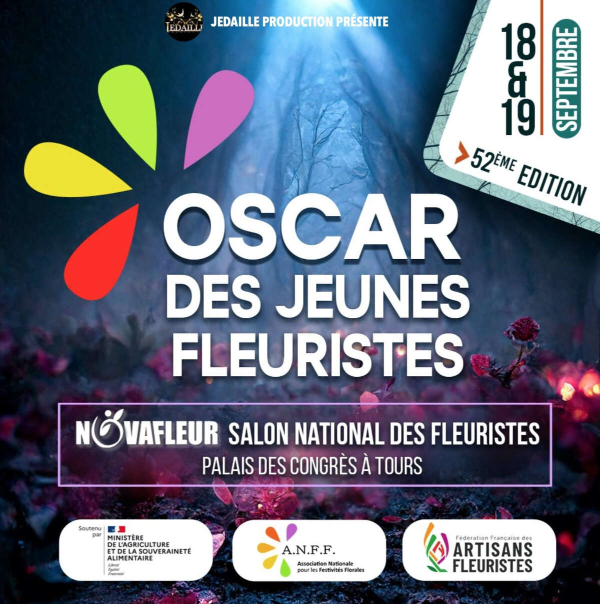 Illustration Oscar des Jeunes Fleuristes