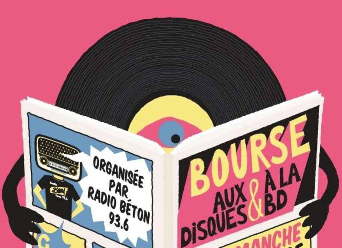 Photo de l'événement La Bourse Aux Disques & à la BD de Radio Béton ! à Les Halles de Tours