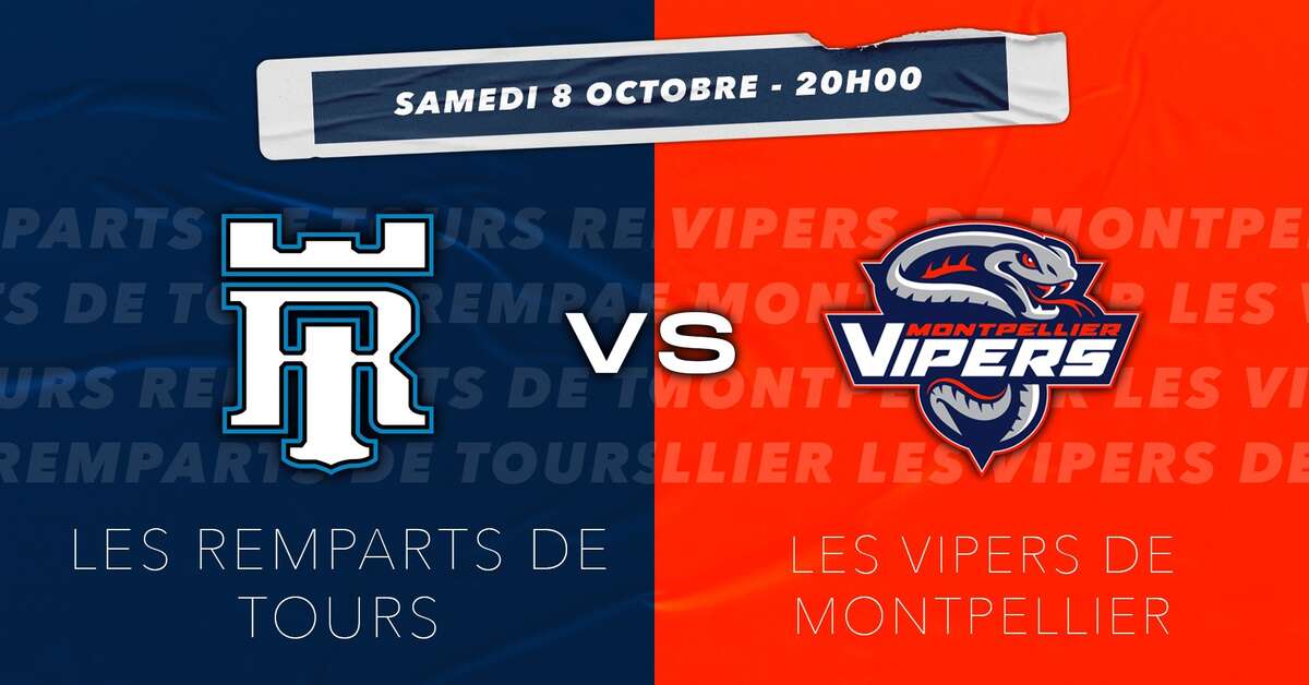 Illustration REMPARTS DE TOURS VS VIPERS DE MONTPELLIER
