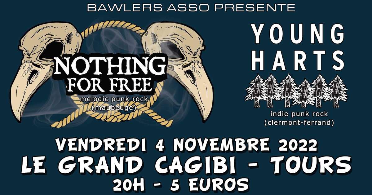 Photo de l'événement Nothing For Free / Young Harts à Le Grand Cagibi