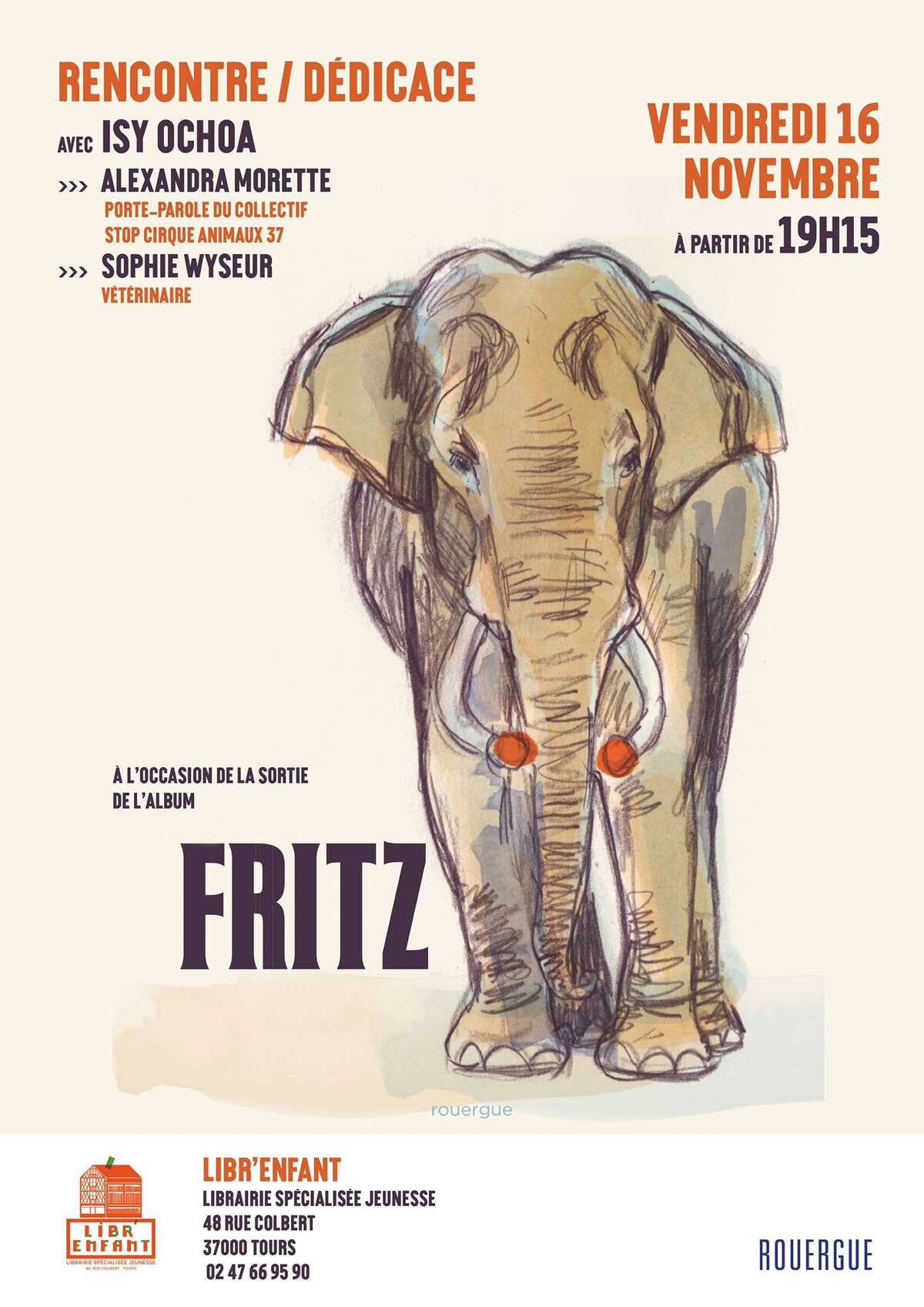 Photo de l'événement Fritz : les mémoires d'un éléphant à Libr'enfant