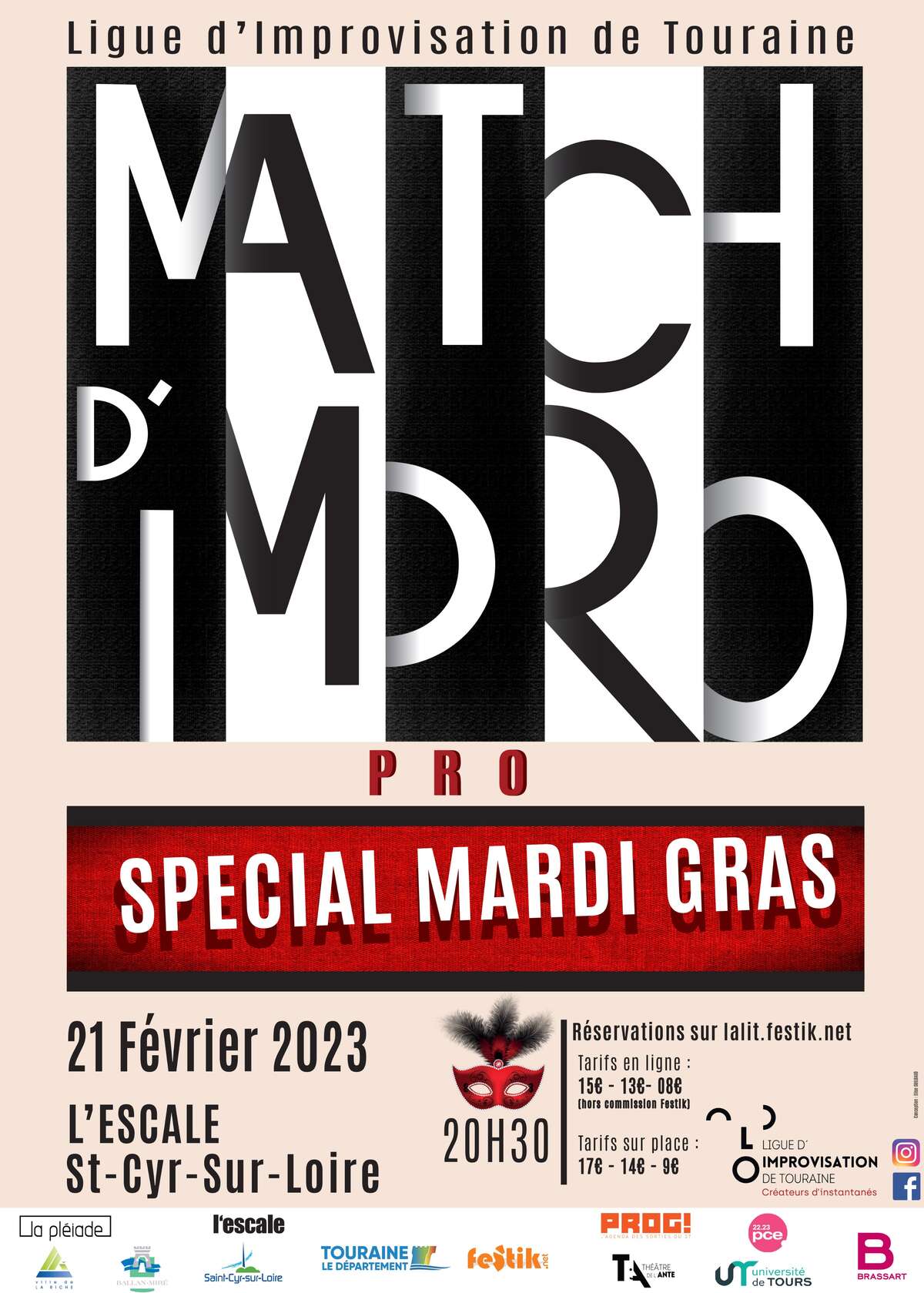 Illustration Match d'improvisation PRO : Spécial Mardi Gras