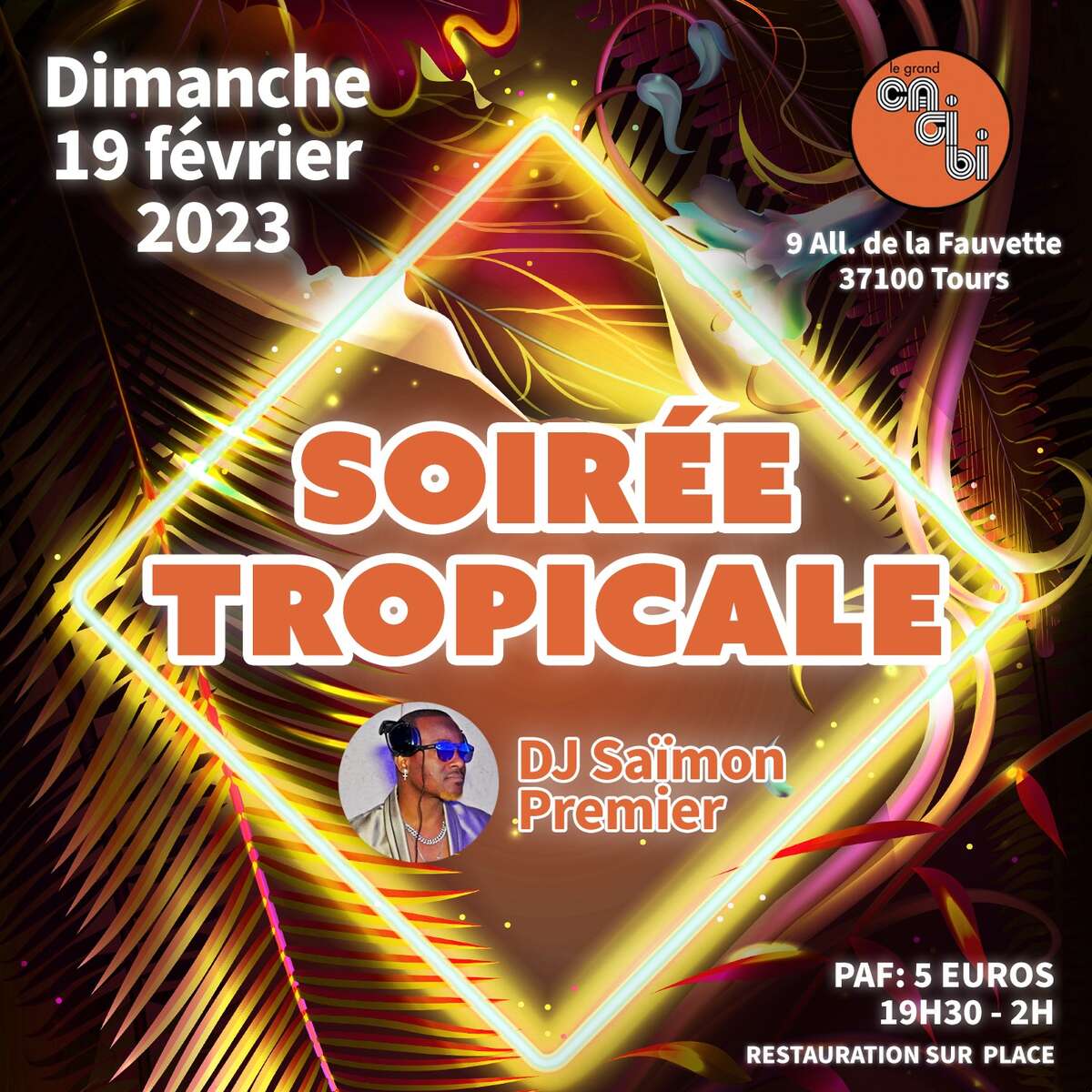 Illustration SOIRÉE TROPICALE