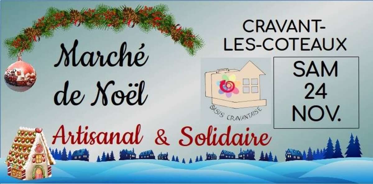 Photo de l'événement Marché de Noël de l'Oasis Cravantaise à Salle des Fêtes de Cravant-Les-Côteaux