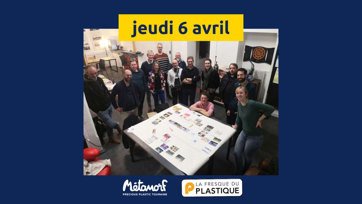 Photo de l'événement Une Fresque du Plastique par Métamorf au FunLab ! à MAME, locaux du FunLab