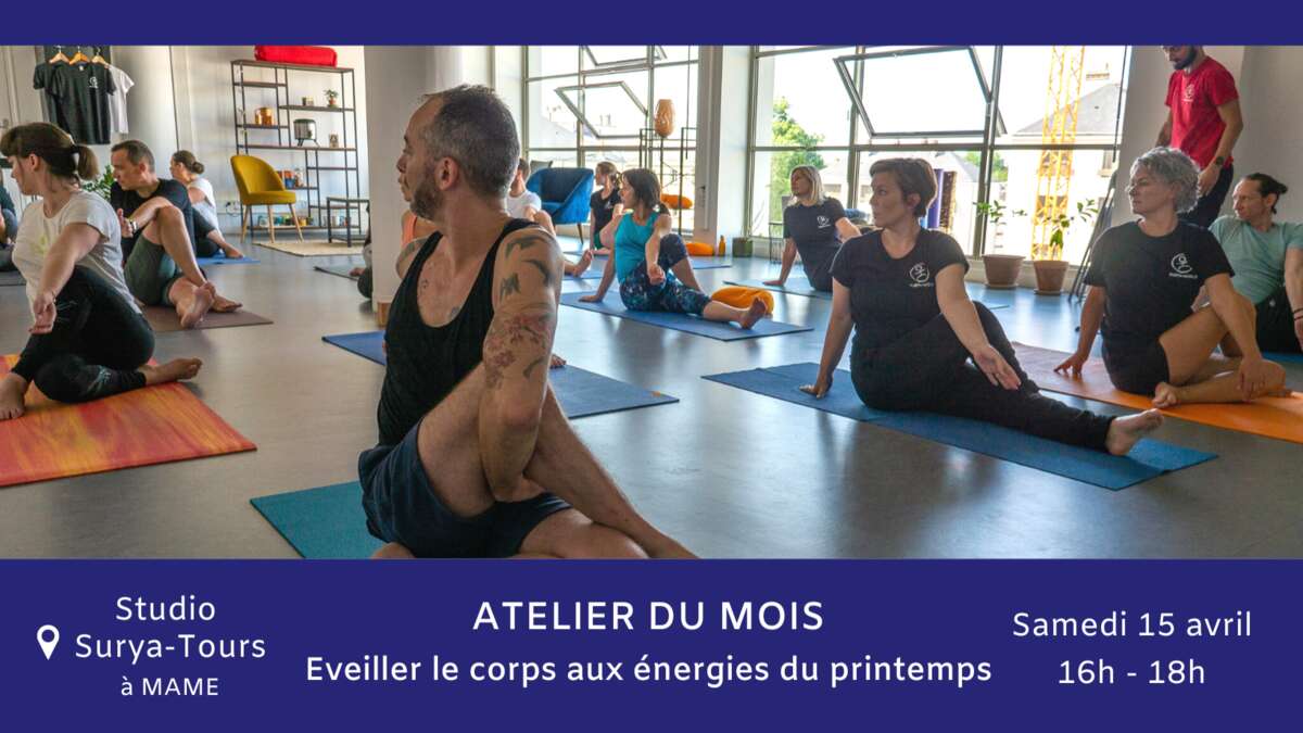 Illustration Yoga atelier 2 heures : Eveiller le corps aux énergies du printemps