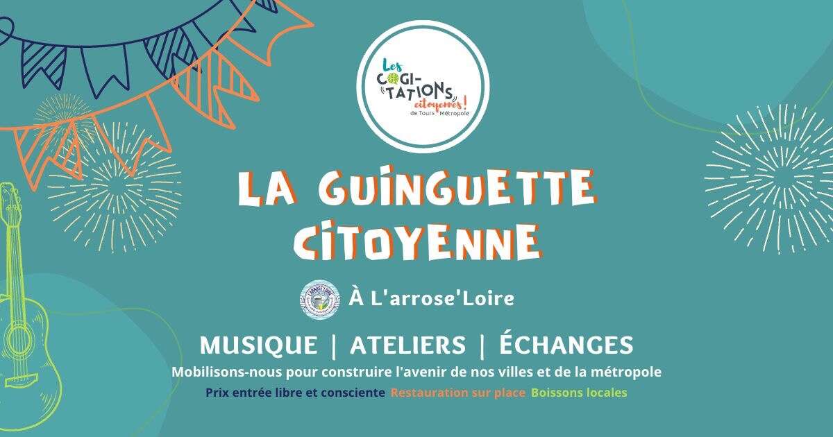 Illustration La guinguette des Cogitations citoyennes de Tours Métropole