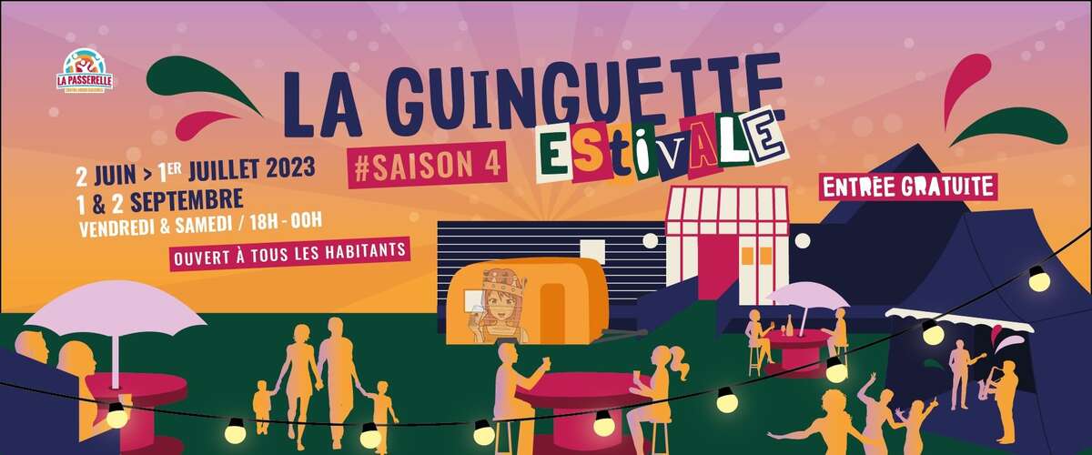 Photo de l'événement Guinguette Estivale Saison 4 à La guinguette estivale du CSC la Passerelle