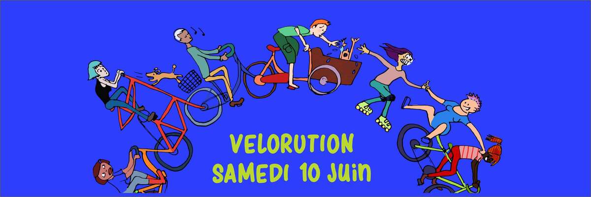 Photo de l'événement Vélorution du 10 juin à Place Anatole France, 37000 Tours, France