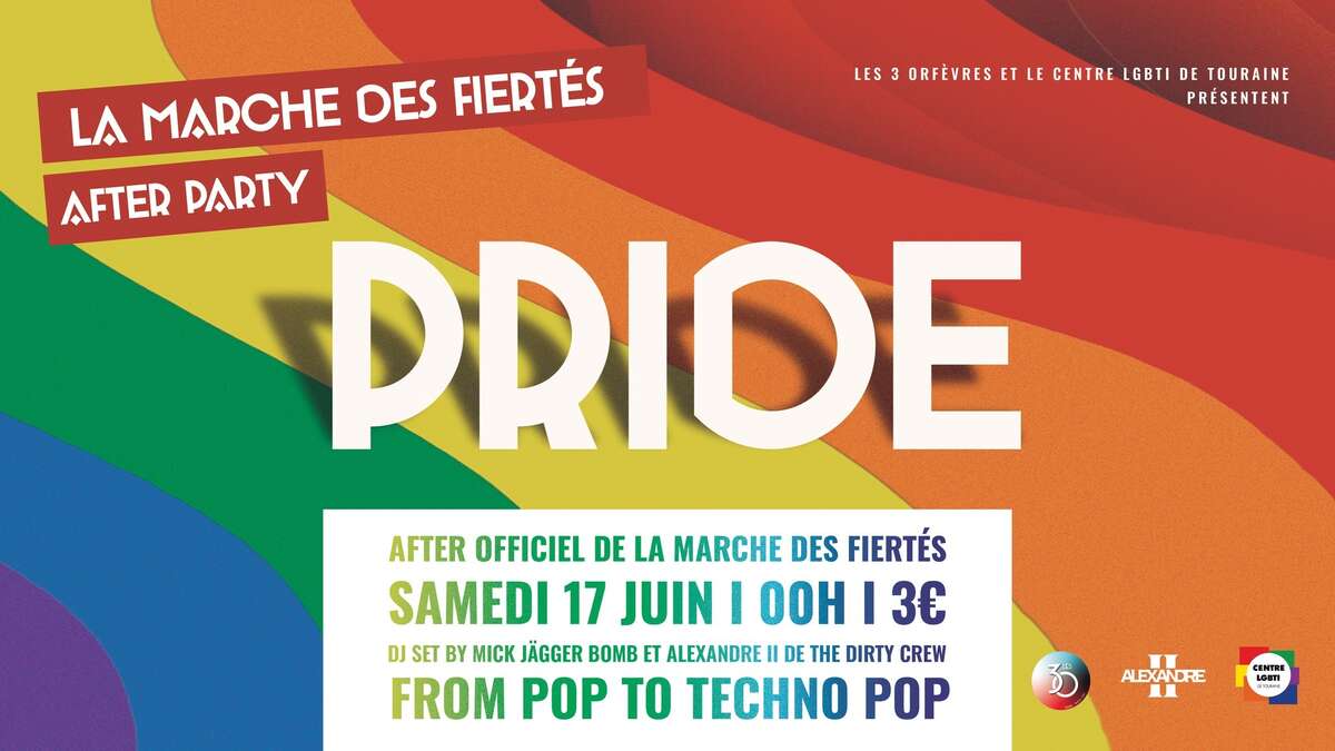 Photo de l'événement After Party - Pride - Marche des Fiertés - les 3 Orfèvres à Les 3 Orfèvres Tours