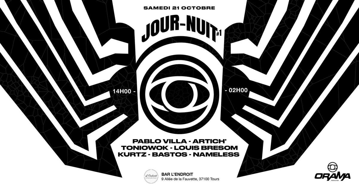 Illustration Jour - Nuit #1 | Techno, House,…