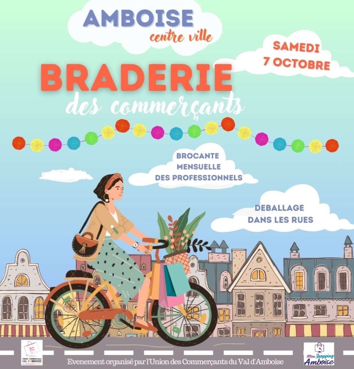 Illustration Braderie des commerçants