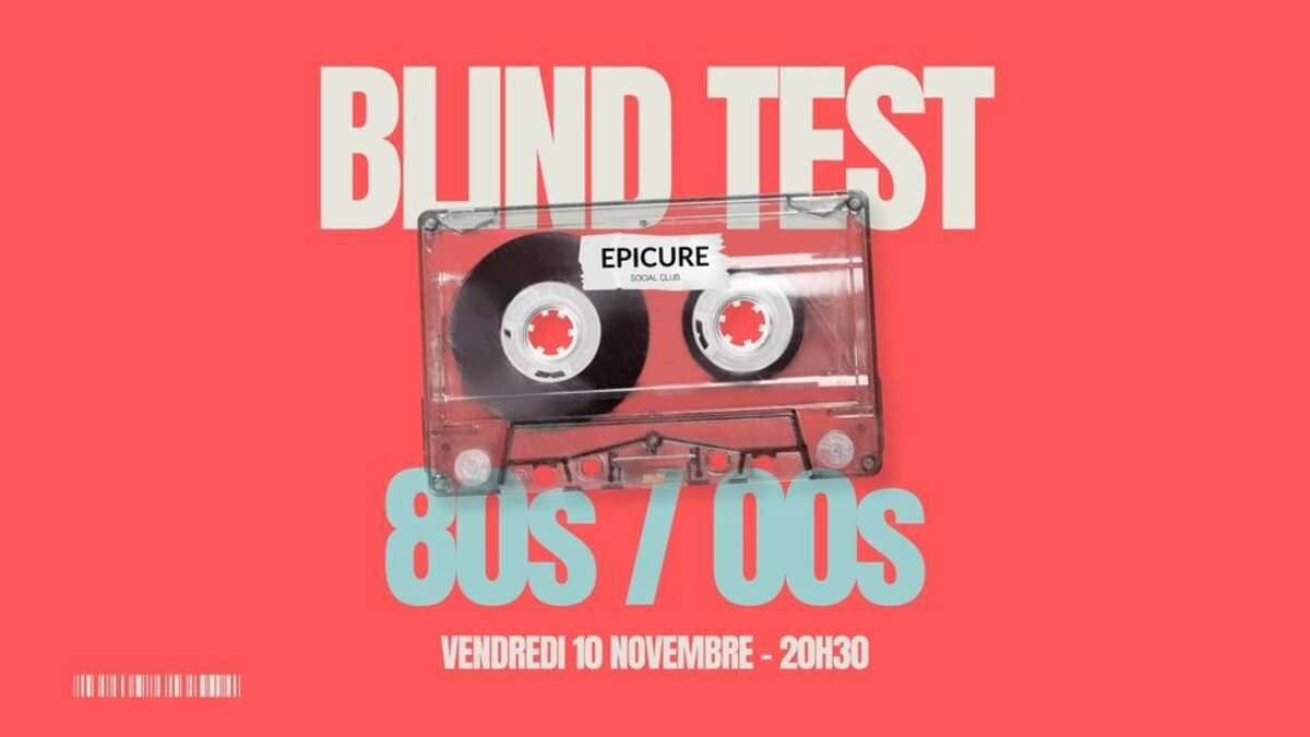 Illustration BLIND TEST 80s / 00s - Epicure Social Club