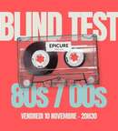 BLIND TEST 80s / 00s - Epicure Social Club image au format JPG