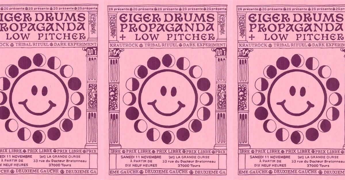 Photo de l'événement Eiger Drums Propaganda + Low Pitcher à La Grande Ourse