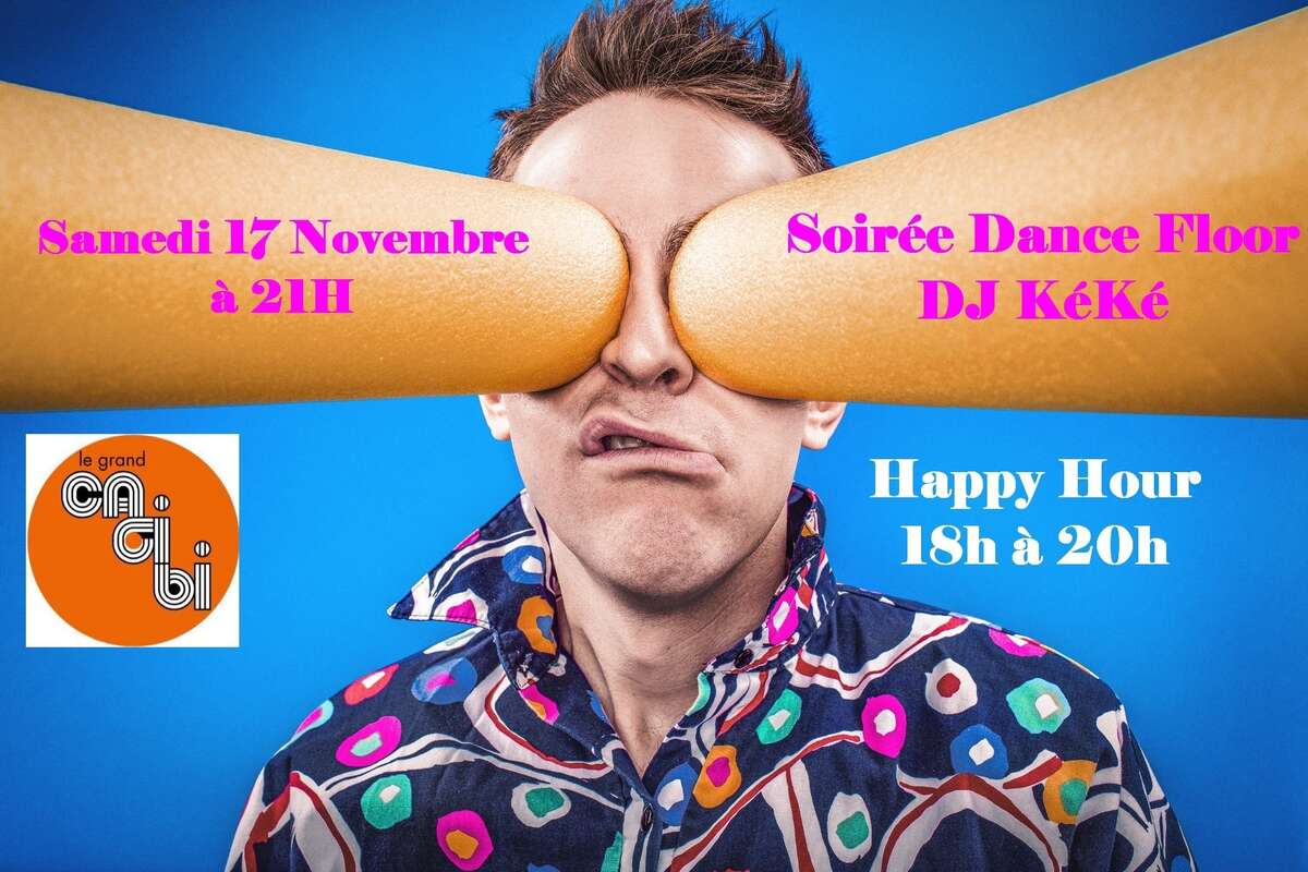 Illustration Happy Hour +Soirée Dance Floor DJ KéKé