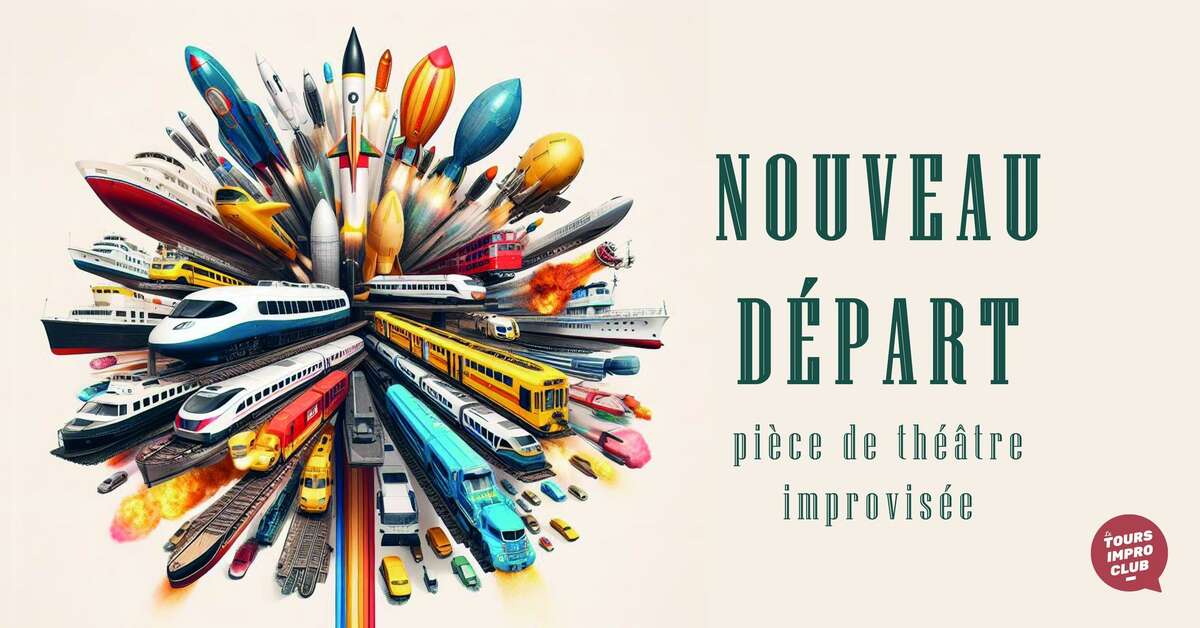 Illustration Nouveau Départ - pièce de théâtre improvisée