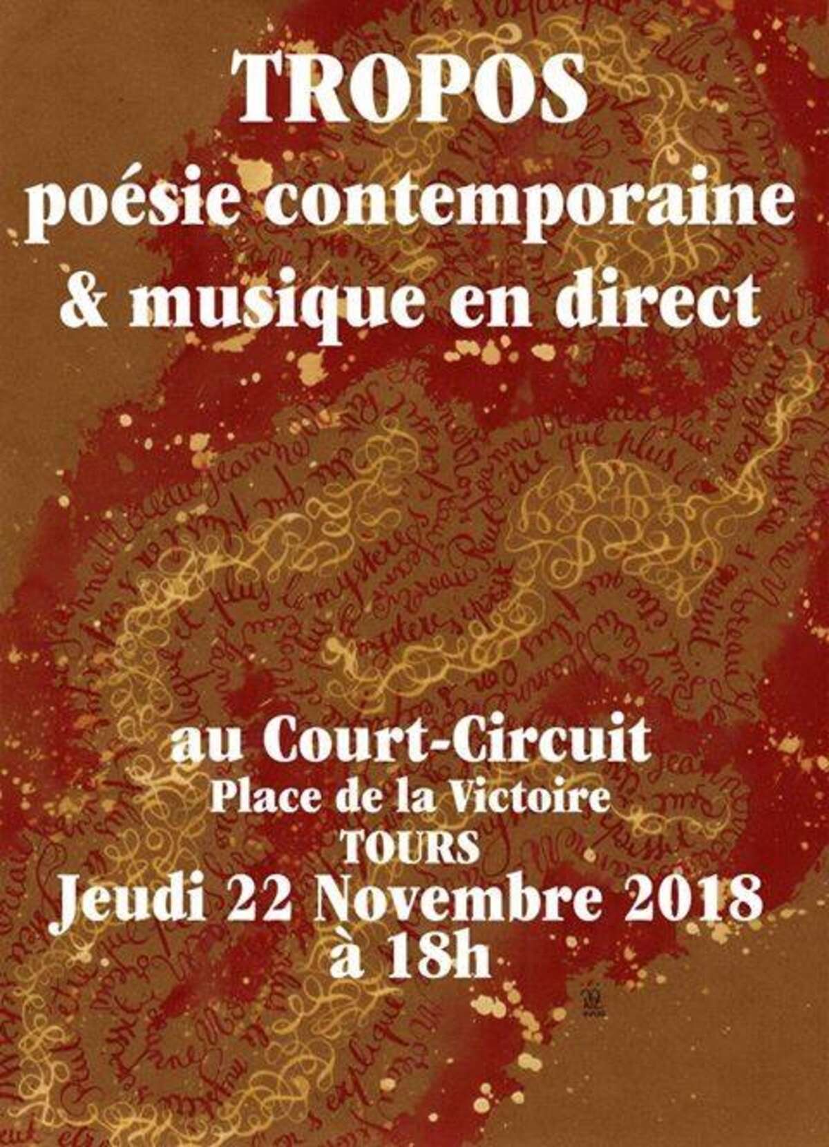 Photo de l'événement Tropos : Poésie Contemporaine et Musique en direct à Le Court Circuit Tours