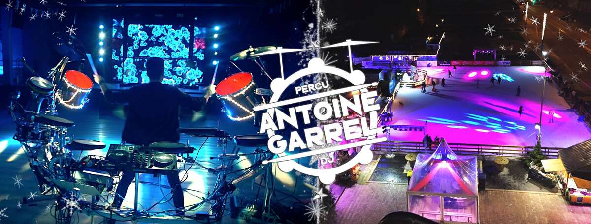 Photo de l'événement Ouverture Patinoire de Noël Show Live Percussions Antoine Garrel à Place Anatole France, Tours