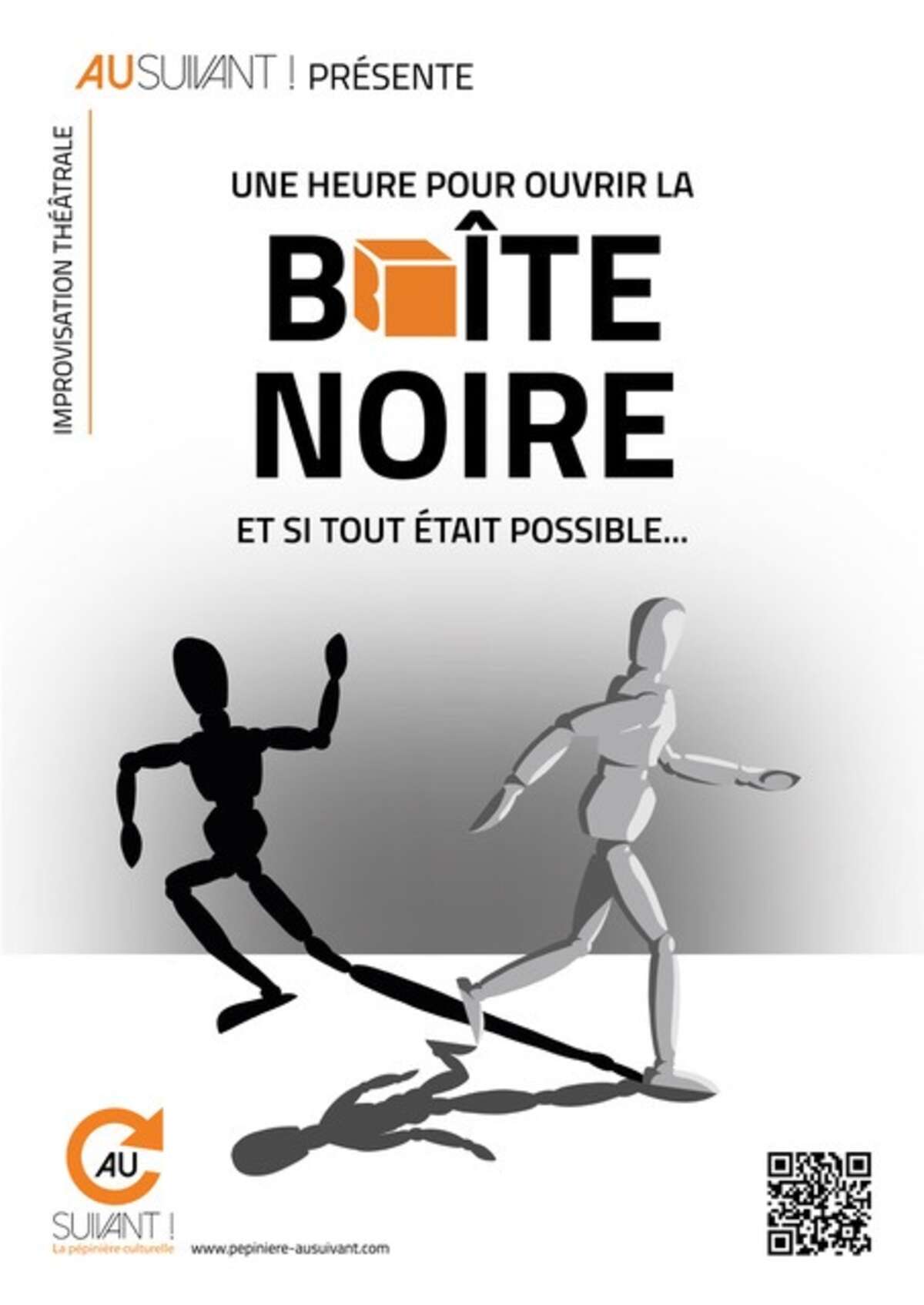 Illustration Boîte noire, pièce de théâtre improvisée