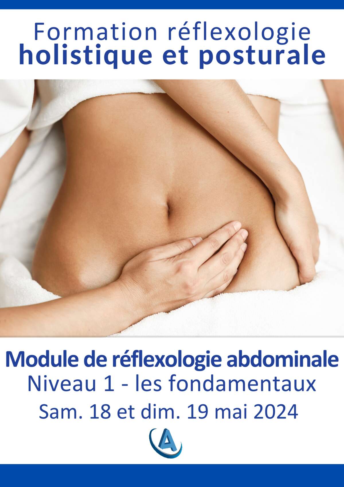 Illustration Réflexologie Abdominale