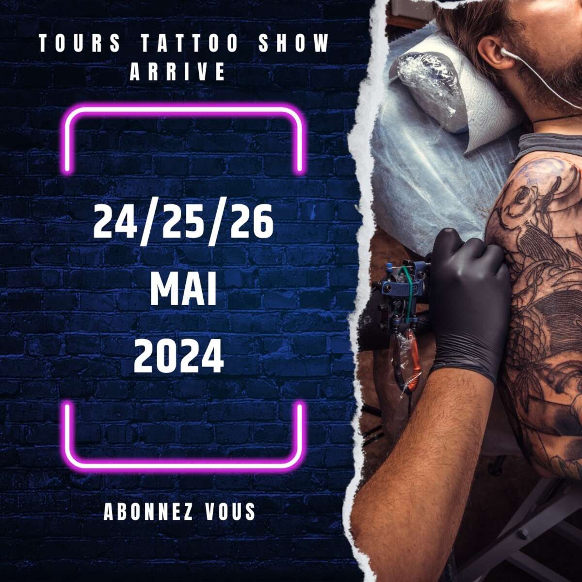 Photo de l'événement Tours Tattoo Show 2024 à Parc des Expositions de Tours