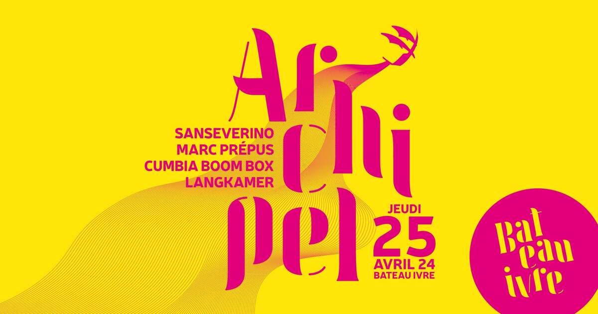 Illustration ARCHIPEL J2 Sanseverino + Langkamer + Cumbia boom box + Marc Prépus