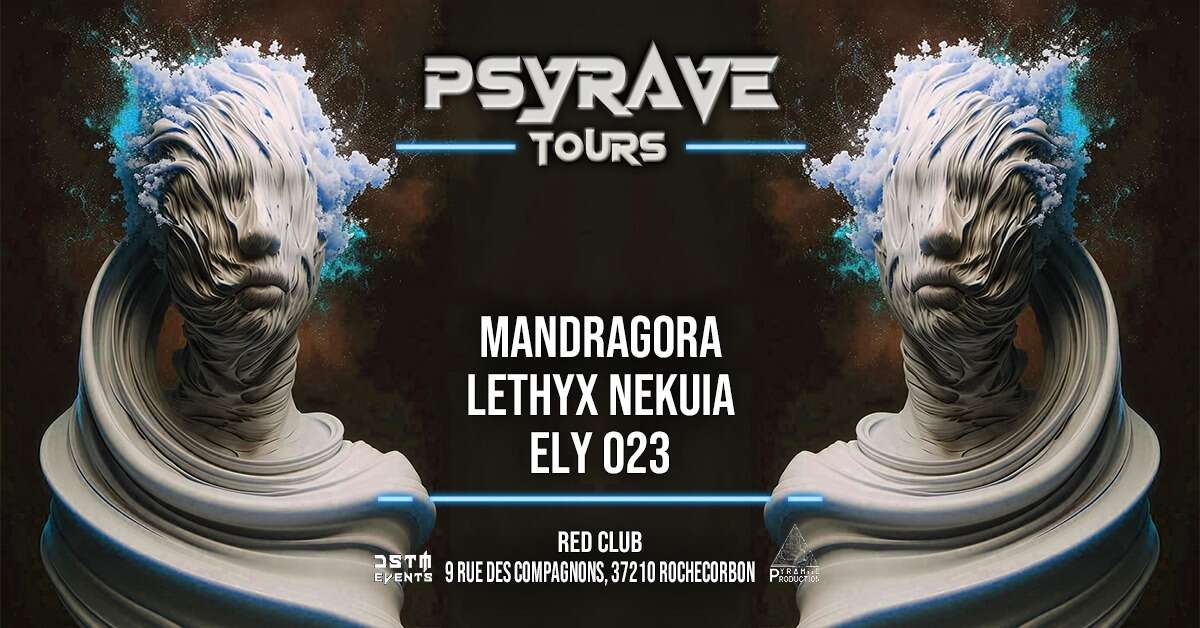 Photo de l'événement PSYRAVE (Tours, Red Club) with MANDRAGORA à RED CLUB
