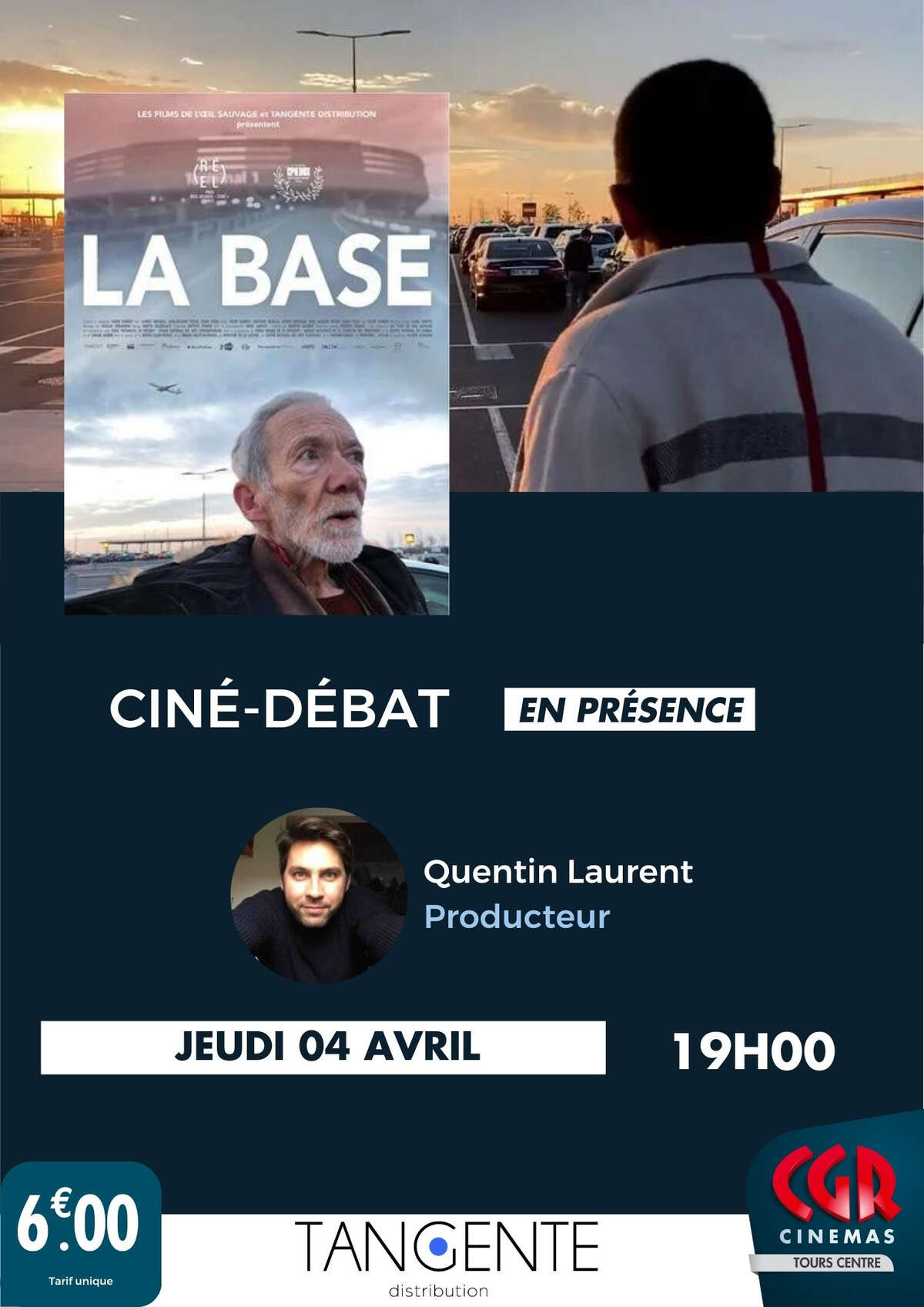 Photo de l'événement Ciné-débat : La base à CGR Tours Centre