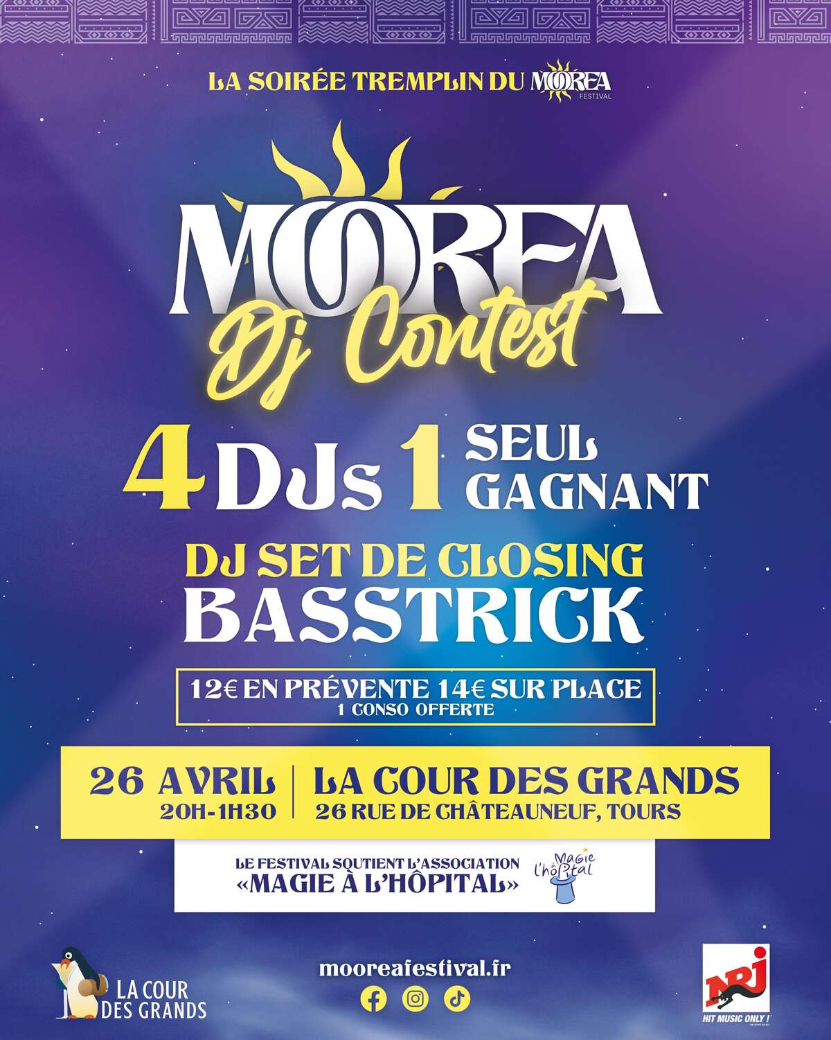 Illustration MOOREA DJ CONTEST - TOURS SOIRÉE TREMPLIN