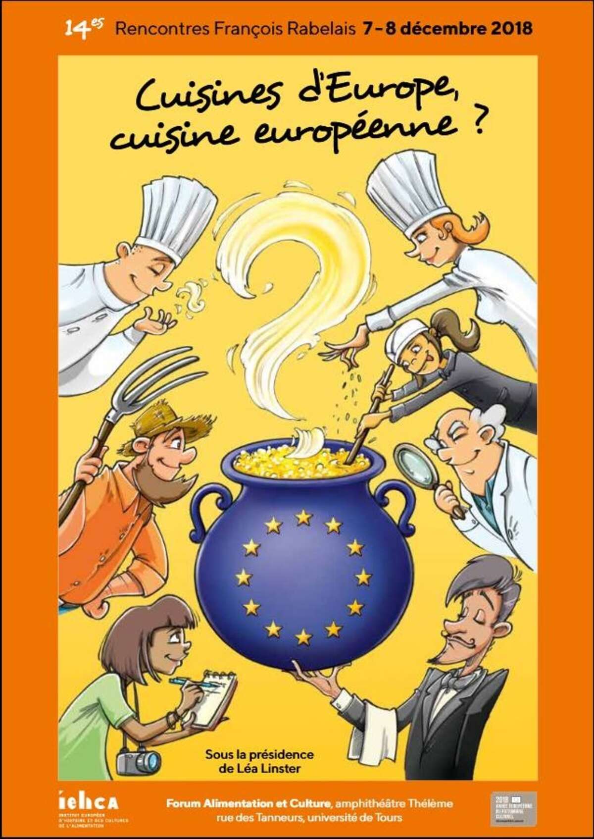 Photo de l'événement Rencontres Rabelais Cuisines d'Europe à Université de Tours