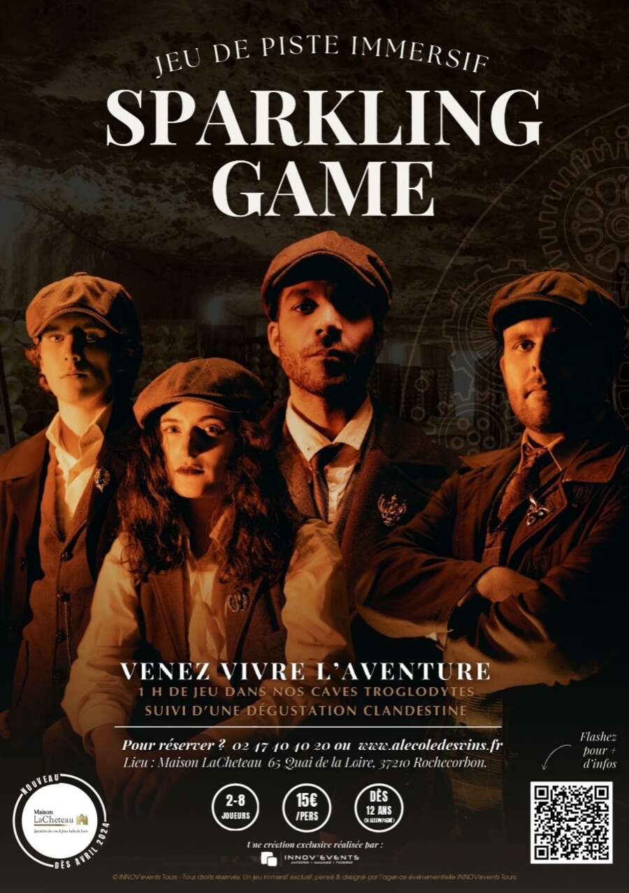 Illustration Sparkling Game - jeu de piste immersif dans nos caves troglodytes 