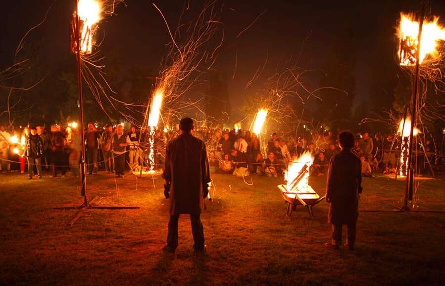 Photo de l'événement FESTIVAL PEUPLE DE LOIRE : Rite de feu à La Guinguette de Tours sur Loire