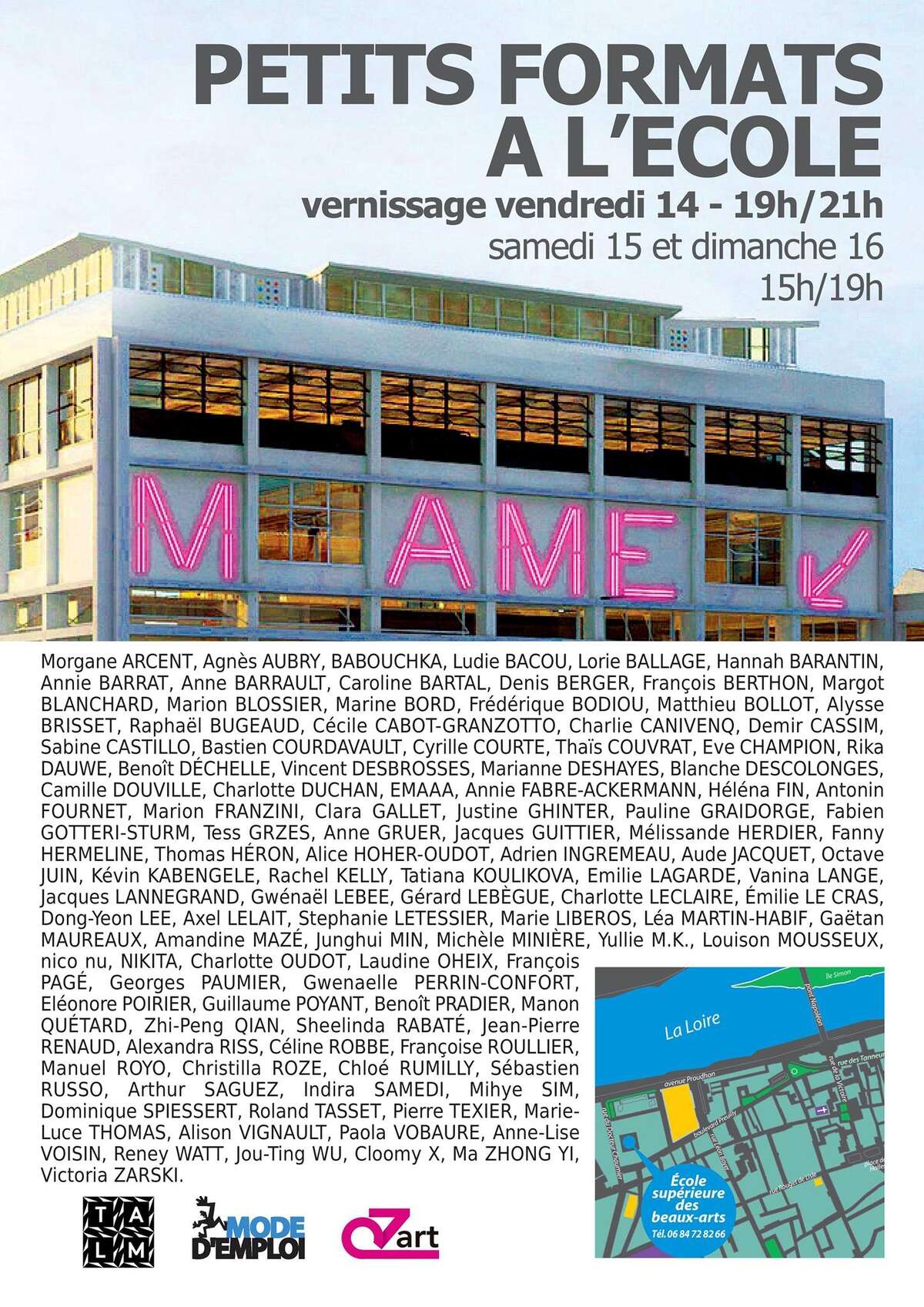 Photo de l'événement Exposition Petits Formats 2018 à École supérieure d'art et de design TALM-Tours