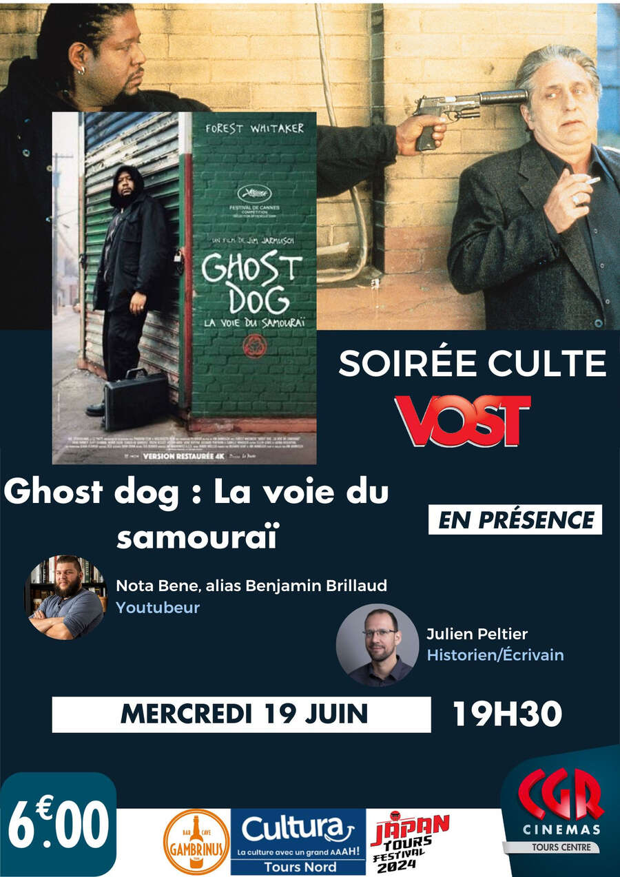 Photo de l'événement Soirée Culte : Ghost Dog : La voie du samourai à CGR Tours Centre