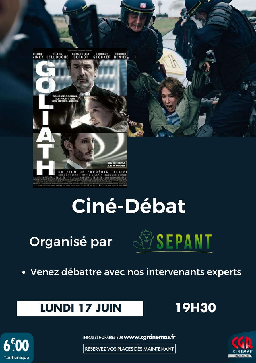 Photo de l'événement Ciné-débat organisé par La Sepant : Goliath  à CGR Tours Centre