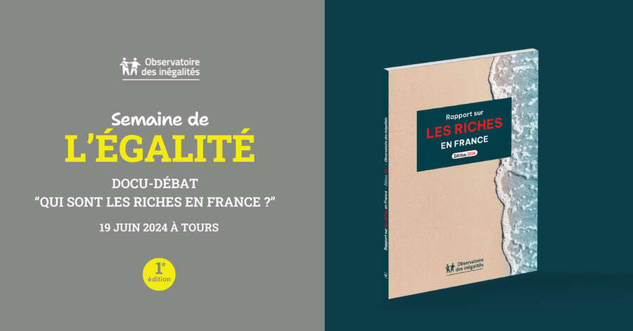 Photo de l'événement Semaine de l'égalité | 🗨️ Soirée-débat "Qui sont les riches en France ?" à Centre de vie du Sanitas