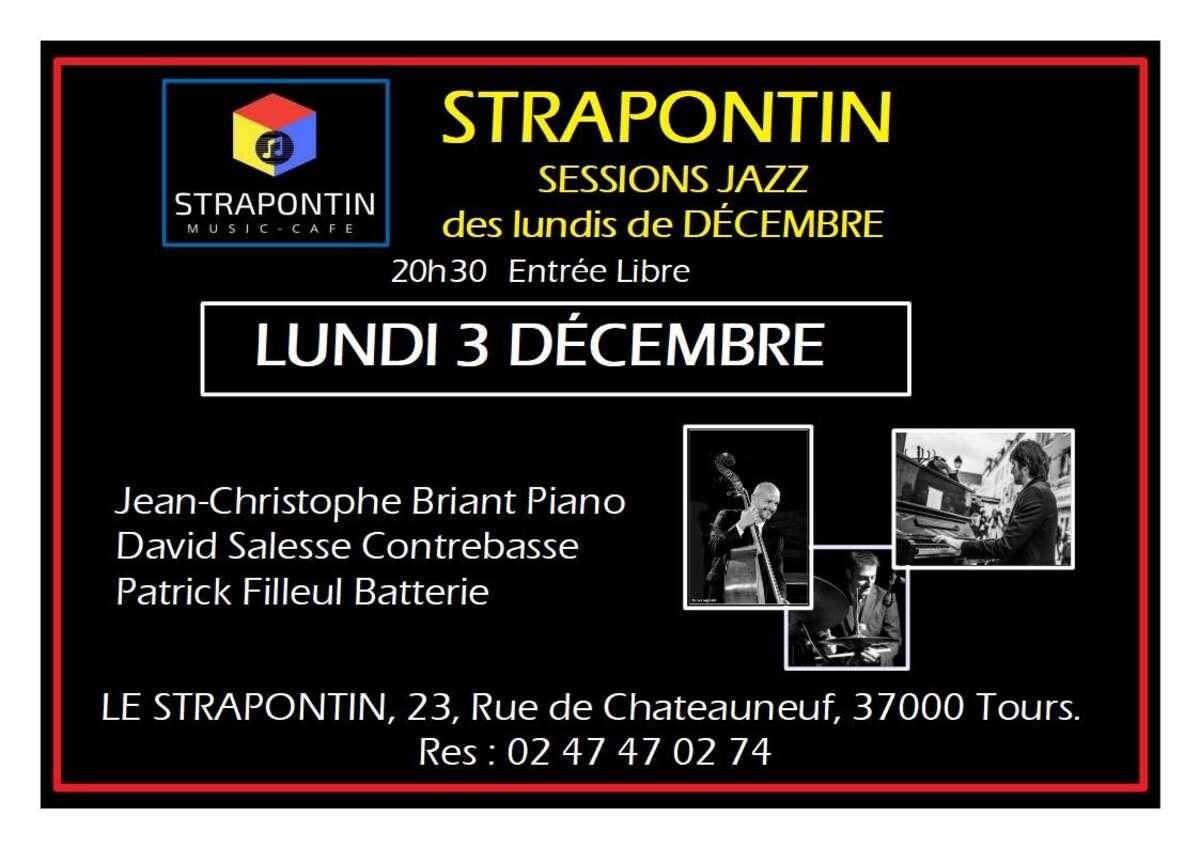 Photo de l'événement SESSION JAZZ TRIO à STRAPONTIN CAFE