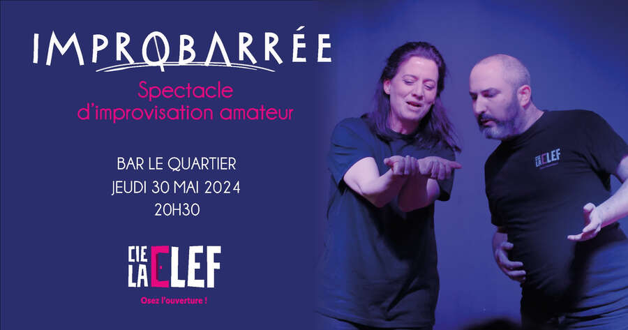 Illustration Theatre d'Impro au Quartier avec La Clef