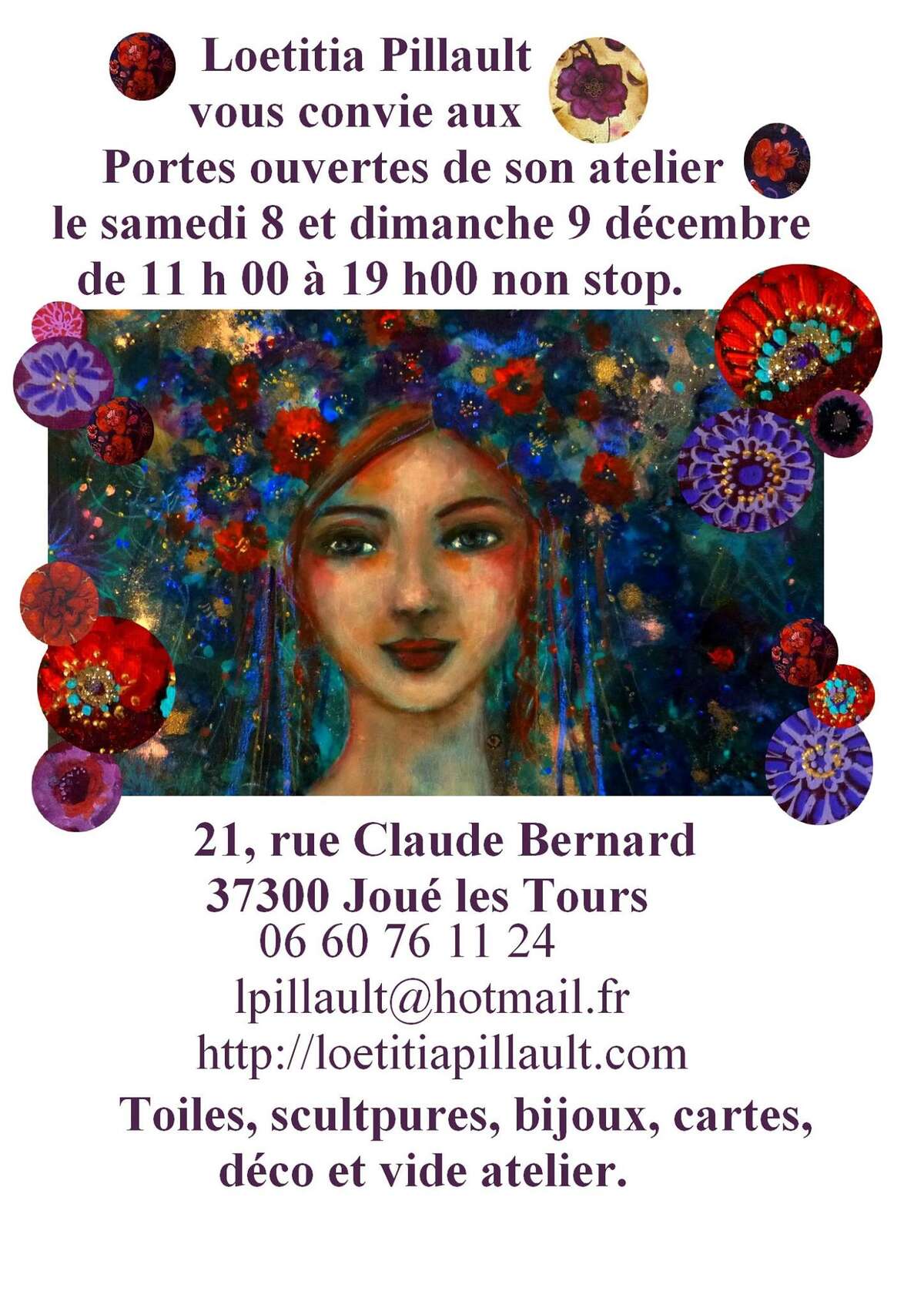 Photo de l'événement Portes ouvertes de l'atelier à 21 Rue Claude Bernard, 37300 Joué-lès-Tours