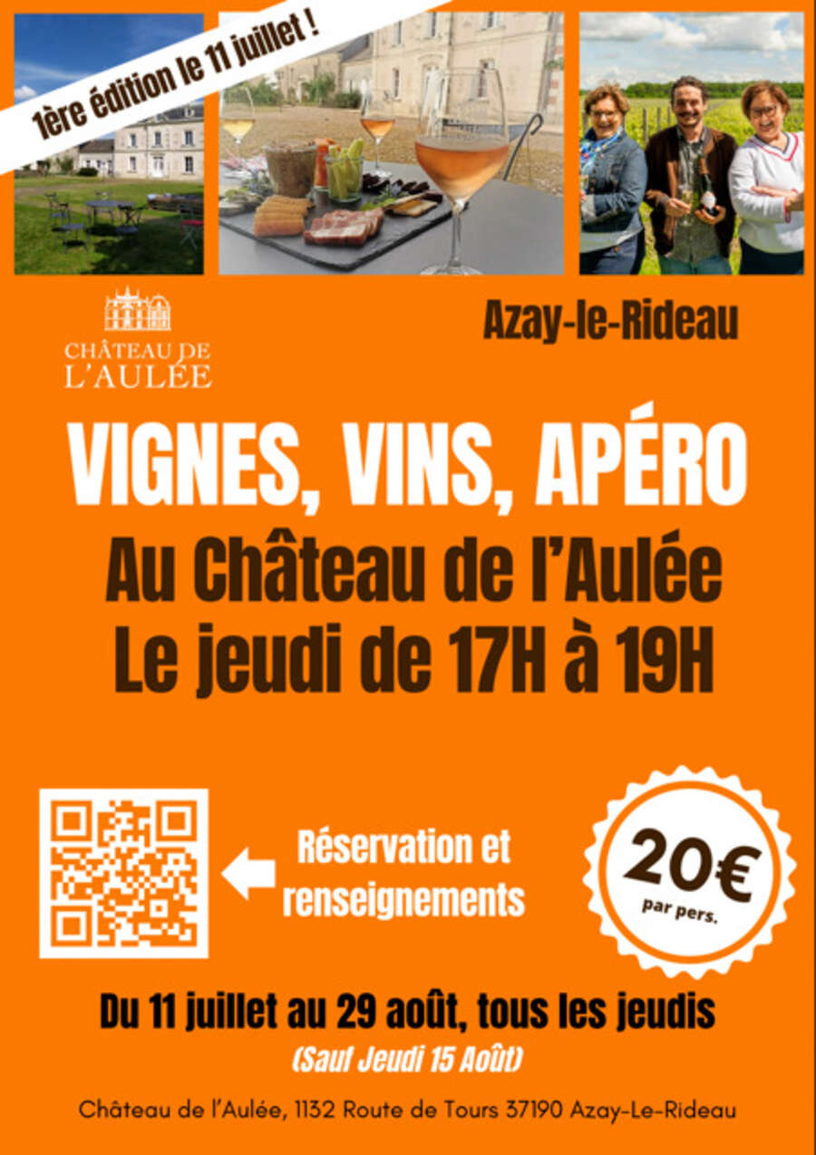 Illustration Vignes, Vins, Apéro!