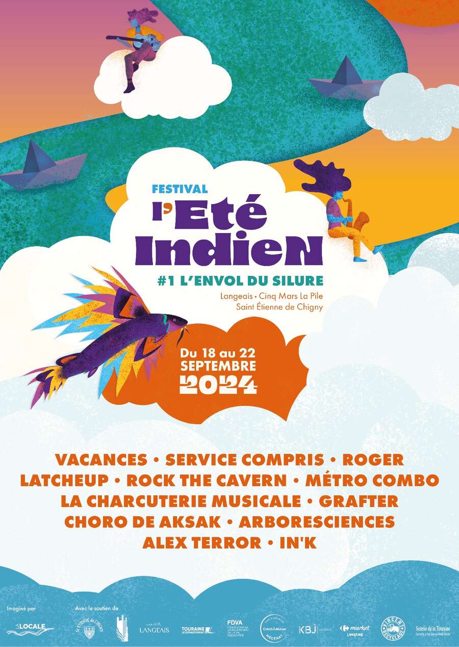 Photo de l'événement Festival L'Eté Indien à Saint-Etienne-de-Chigny, Cinq-Mars-la-Pile et Langeais