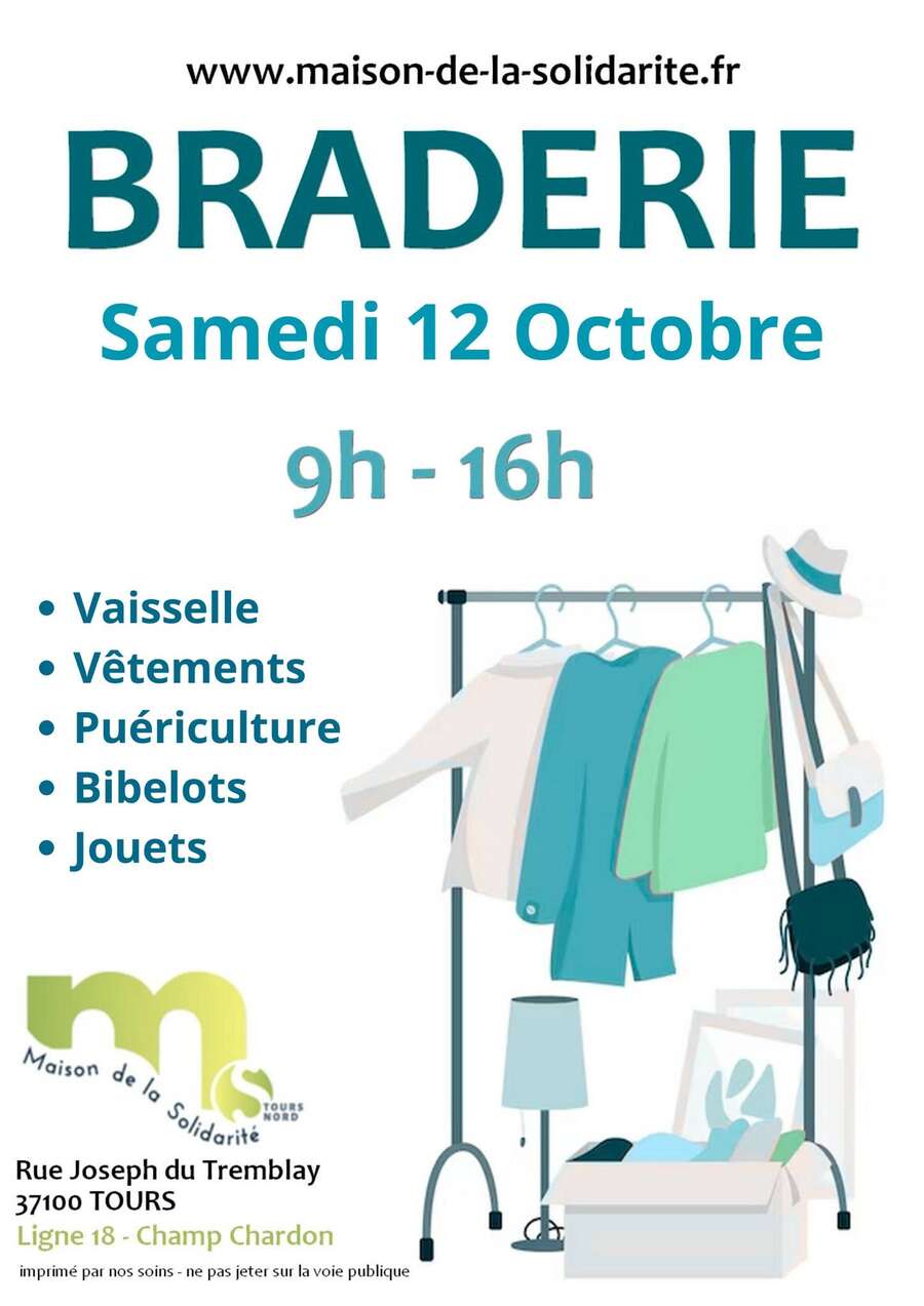Photo de l'événement La braderie d'Octobre à la Maison de la Solidarité à Maison de la Solidarité
