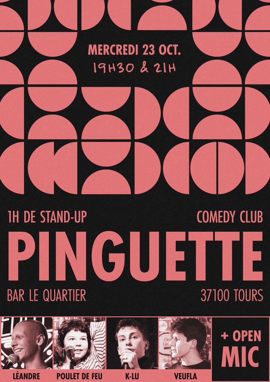 Illustration Stand Up au Quartier avec Pinguette