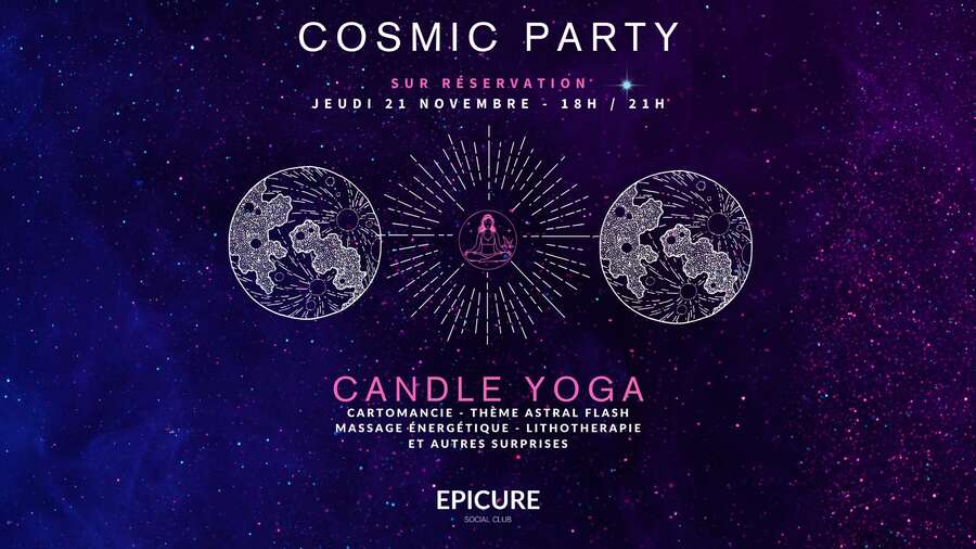 Illustration ✨ Cosmic Party chez Epicure Social Club