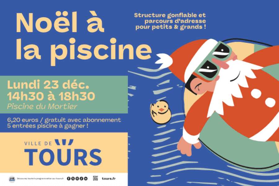 Illustration Séance à thème | Noël à la piscine