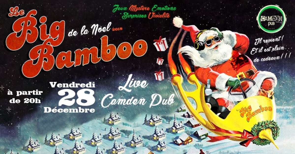 Photo de l'événement Le Big Bamboo de la Nöel 2018 à Camden pub