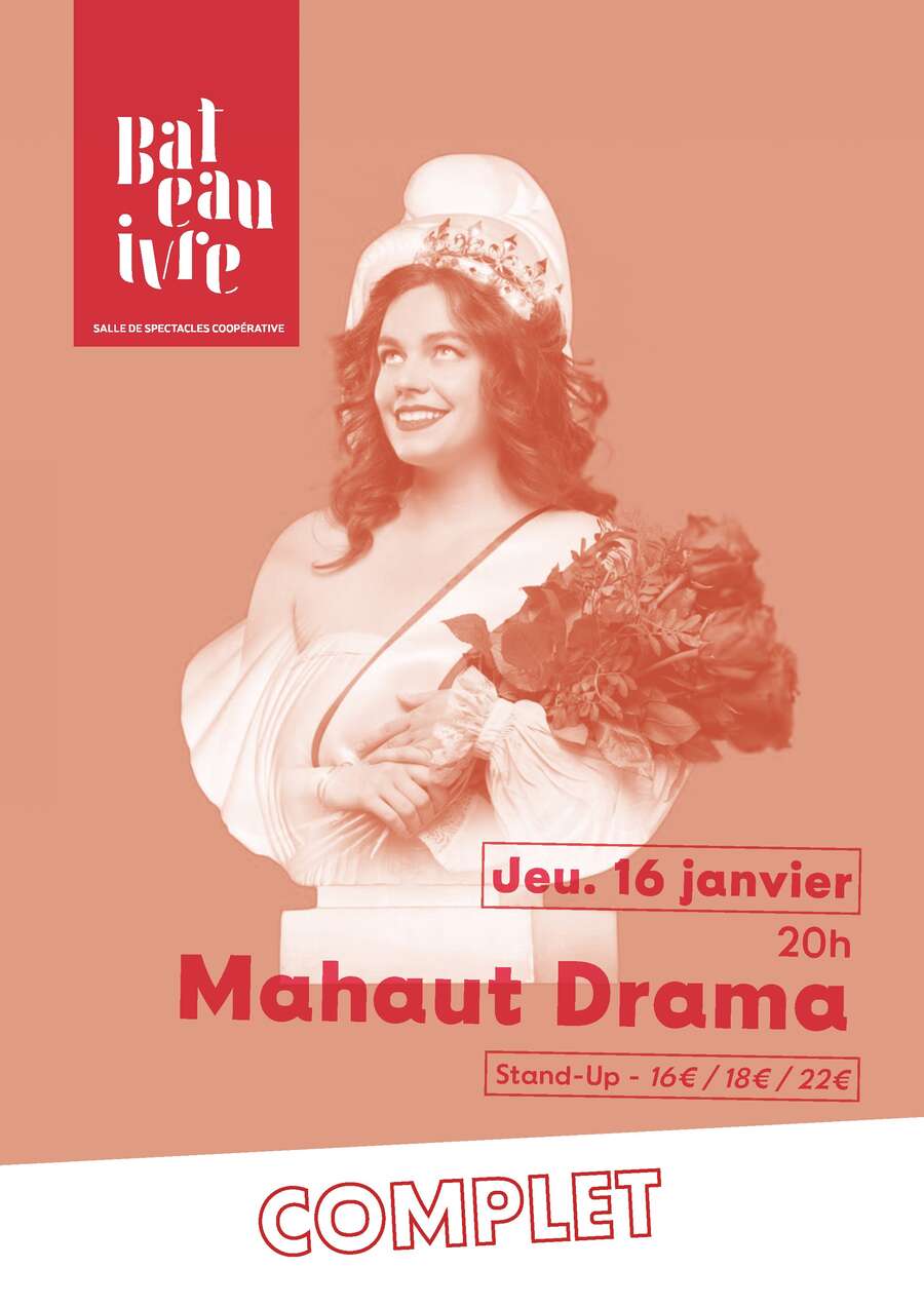 Photo de l'événement [COMPLET] MAHAUT DRAMA + surprises à Le Bateau ivre